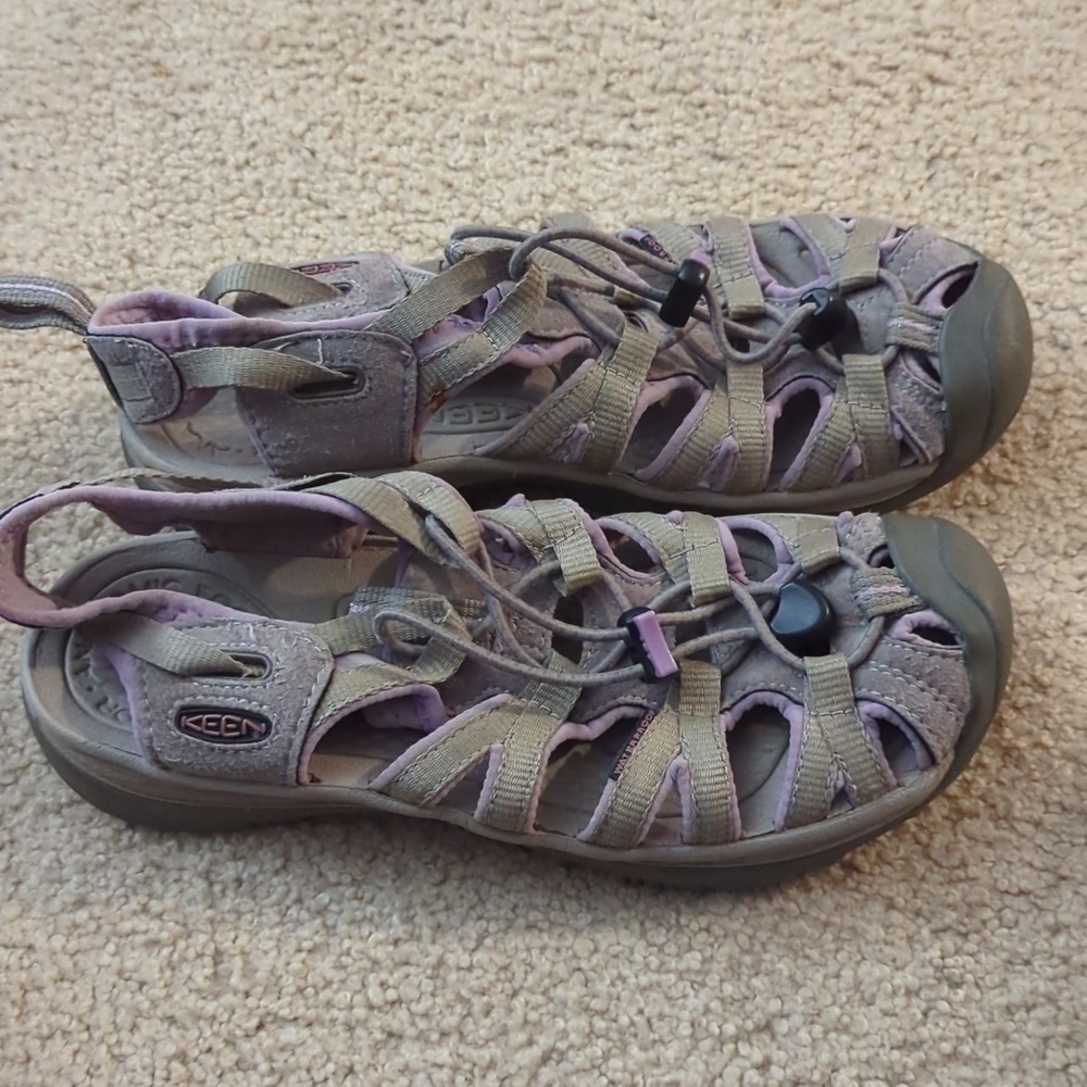 Keen Whisper Outdoor Sport Sandal Size US 7.5 Purple Waterproof Strappy - Picture 6 of 11